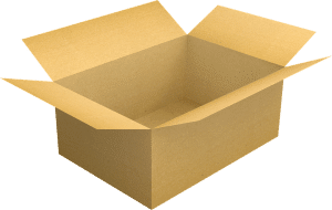 A portable storage container can easily replace a cardboard box.