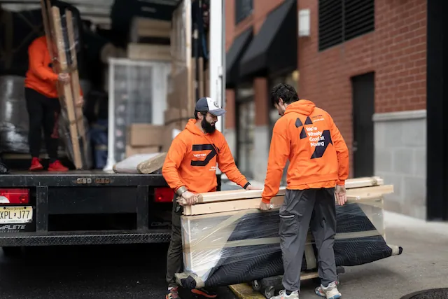 residential movers carrying boxes